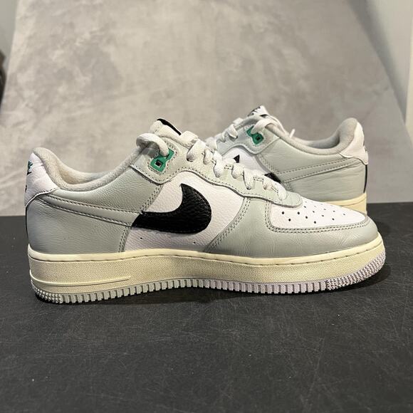 Nike Air Force 1 Low Split Shoes Mens 8.5 Light Silver DZ2522-001 Retro Classic - Picture 8 of 12